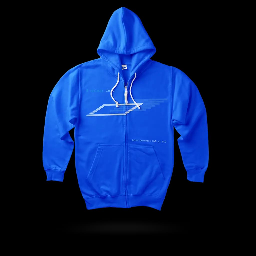 Saleor Blue Hoodie